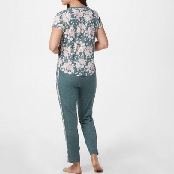 Smooth Jersey Short-Sleeve Pocket Tee & Jogger Set - Picture 2 of 3